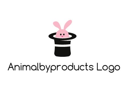 bunny in a hat logo