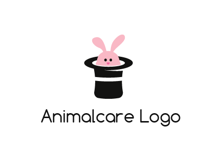 bunny in a hat logo