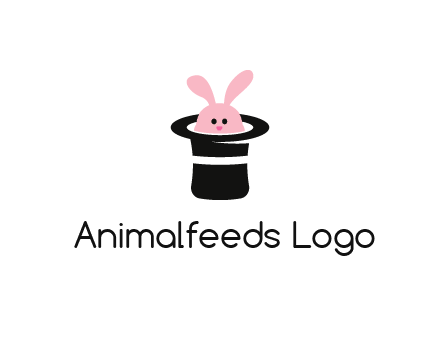 bunny in a hat logo