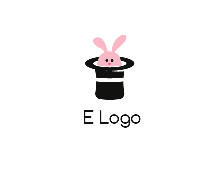 bunny in a hat logo