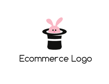 bunny in a hat logo