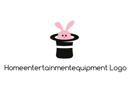 bunny in a hat logo