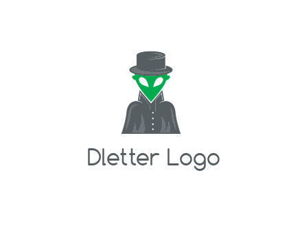 detective alien logo