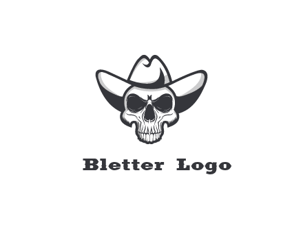 cowboy skull logo