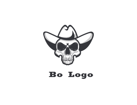 cowboy skull logo