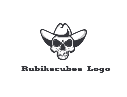 cowboy skull logo