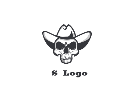 cowboy skull logo