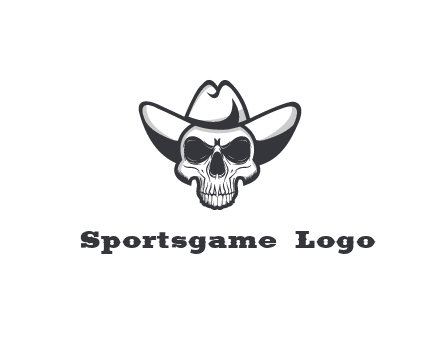 cowboy skull logo