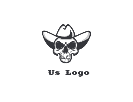 cowboy skull logo