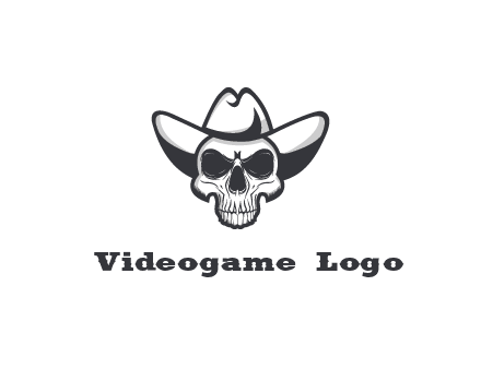 cowboy skull logo