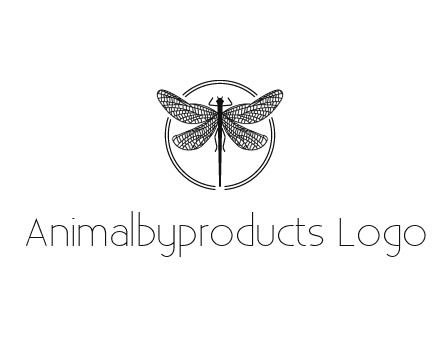 detailed dragonfly logo