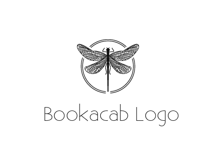 detailed dragonfly logo