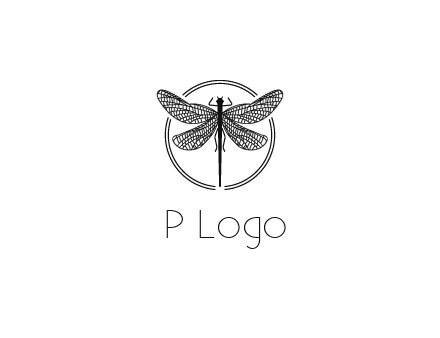 detailed dragonfly logo