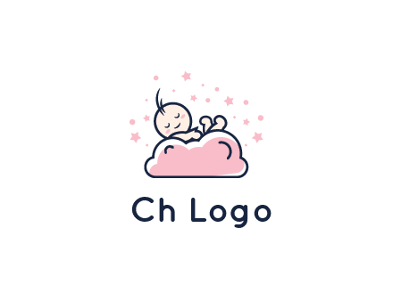 sleeping baby logo