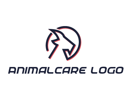 goat face outline logo