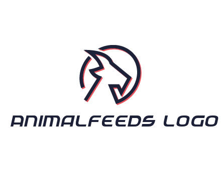 goat face outline logo