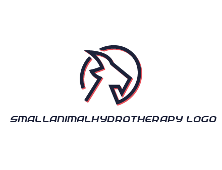 goat face outline logo