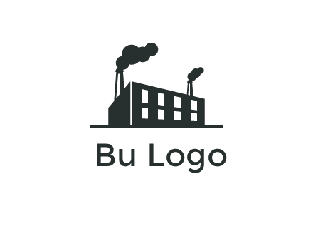 factory with smoke logo