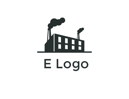 factory with smoke logo