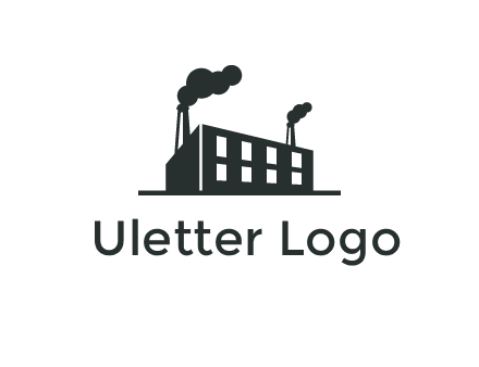 factory with smoke logo