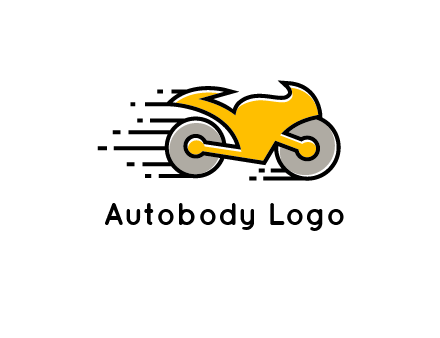 outline motorcycle logo