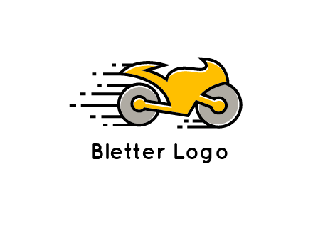 outline motorcycle logo