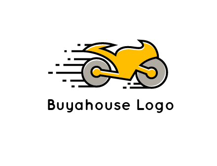 outline motorcycle logo