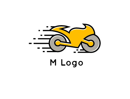 outline motorcycle logo