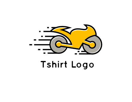 outline motorcycle logo