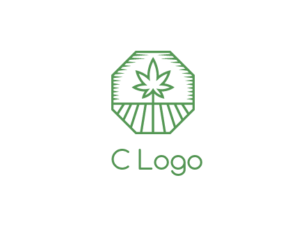 marijuana farm logo