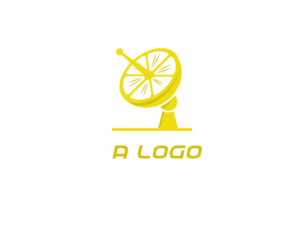 lemon satellite dish logo