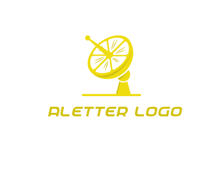 lemon satellite dish logo