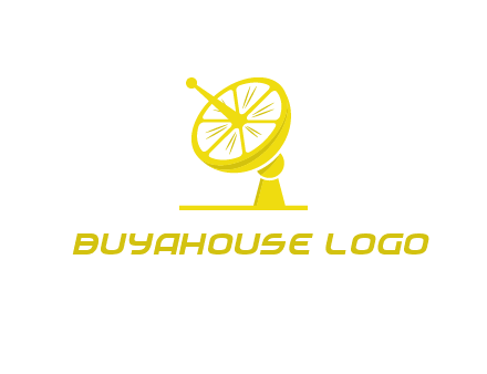 lemon satellite dish logo