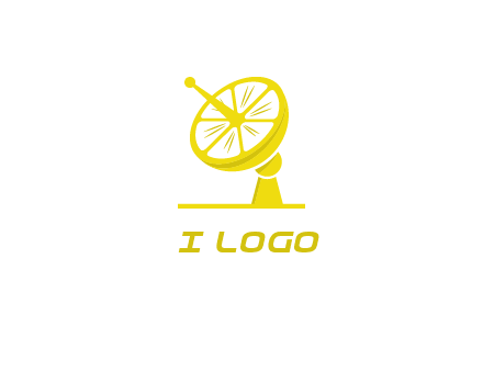 lemon satellite dish logo