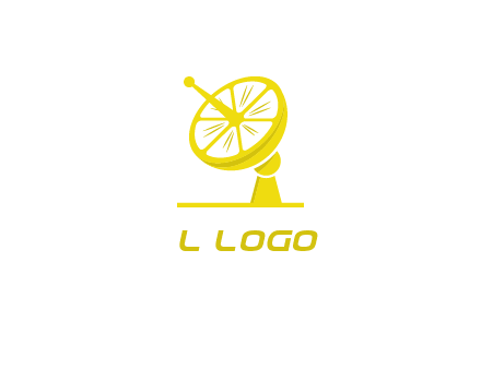 lemon satellite dish logo