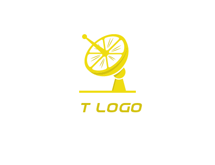 lemon satellite dish logo