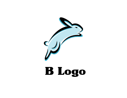 jumping bunny logo