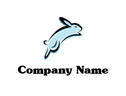 jumping bunny logo