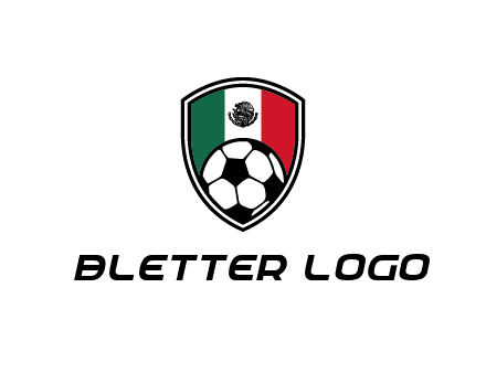 soccer inside mexico shield Logo