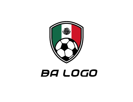 soccer inside mexico shield Logo