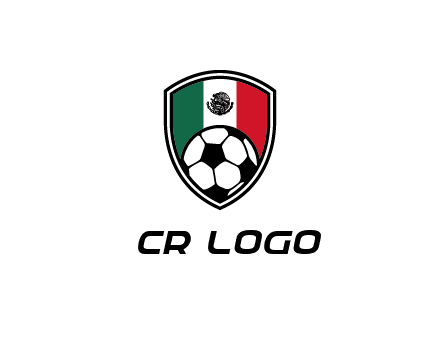 soccer inside mexico shield Logo