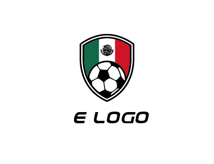 soccer inside mexico shield Logo