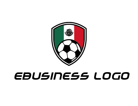 soccer inside mexico shield Logo