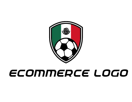 soccer inside mexico shield Logo