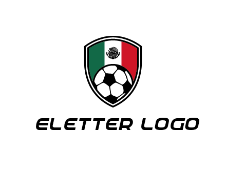 soccer inside mexico shield Logo