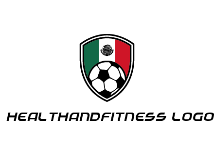 soccer inside mexico shield Logo