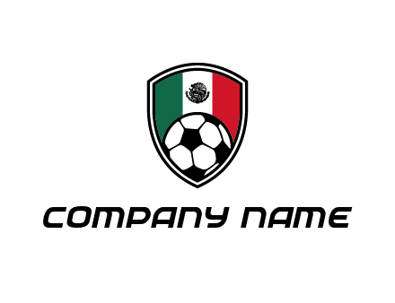 soccer inside mexico shield Logo