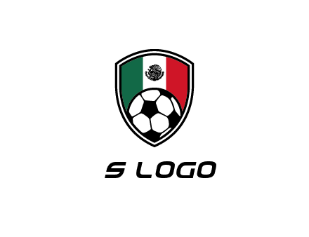 soccer inside mexico shield Logo