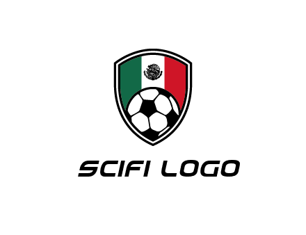 soccer inside mexico shield Logo