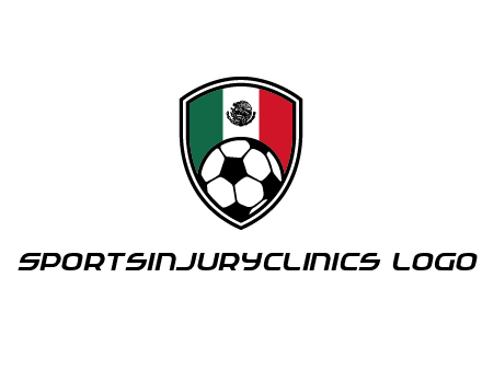 soccer inside mexico shield Logo